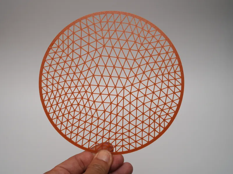 Irregular Triangle Mesh Panel | Round Geometric