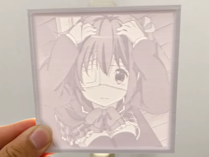 小鸟游六花浮雕（中二病也要谈恋爱）