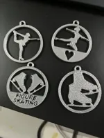 Porte-clés / pendentif patinage sur glace — photo 2
