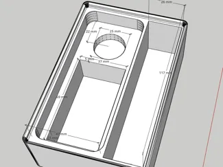 Insta360 x2 holder - Gridfinity 2x3x6