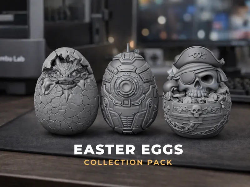 Easter Eggs Collection Pack (3 Unique Designs)