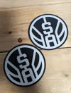 2 coasters 0.2mm layer, 2 walls, 15% infill