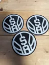 3 Coasters 0.2mm layer, 2 walls, 15% infill