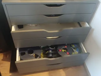 Ikea Alex breit (60iger) Schubladenverbinder