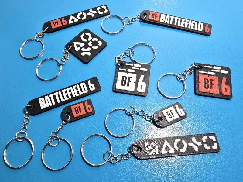 LLAVEROS BATTLEFIELD 6 KIT VARIADO