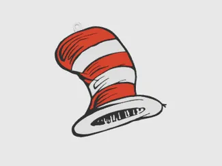 Cat in the Hat Earrings
