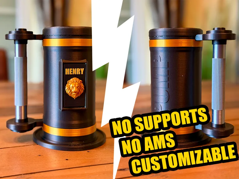 GYM-Style 0.5L Can Holder - Support Free