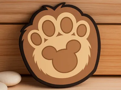 Duffy the Disney bear coaster