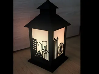 Las Vegas Skyline Panels - Modular Lantern