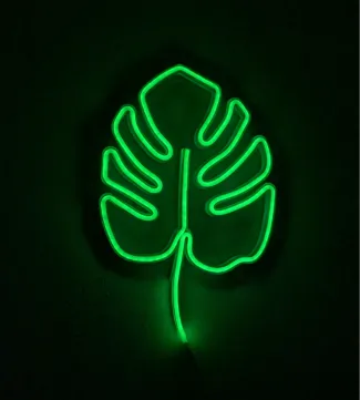 Monstera LED Neon Leaf