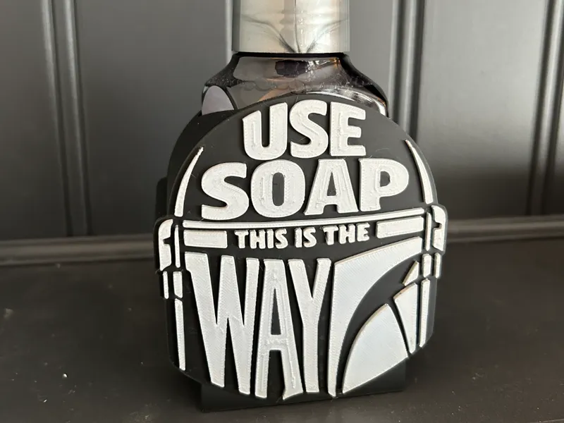 Use Soap This is the Way Soap Dispenser Holder