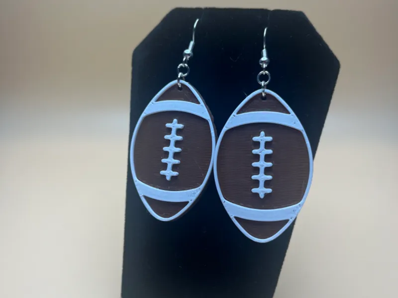 Football Earrings