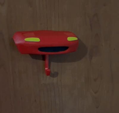 Mazda Miata MX5 wall key hanger with pop up lights