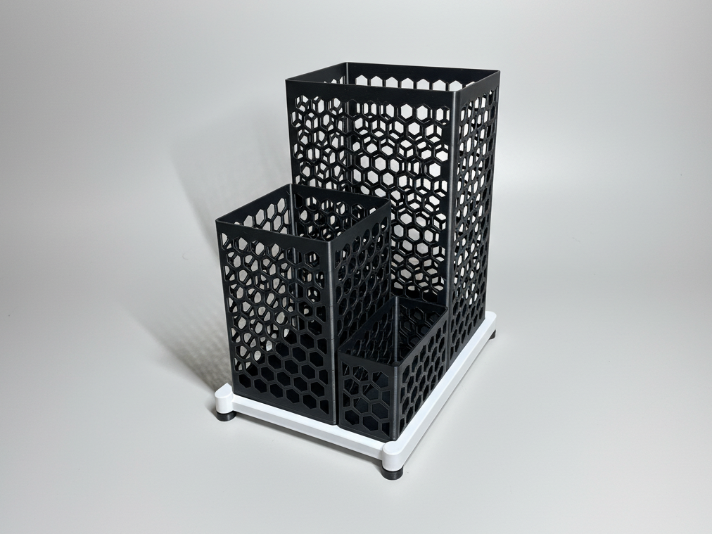 Parametric Gridfinity Hex Bins