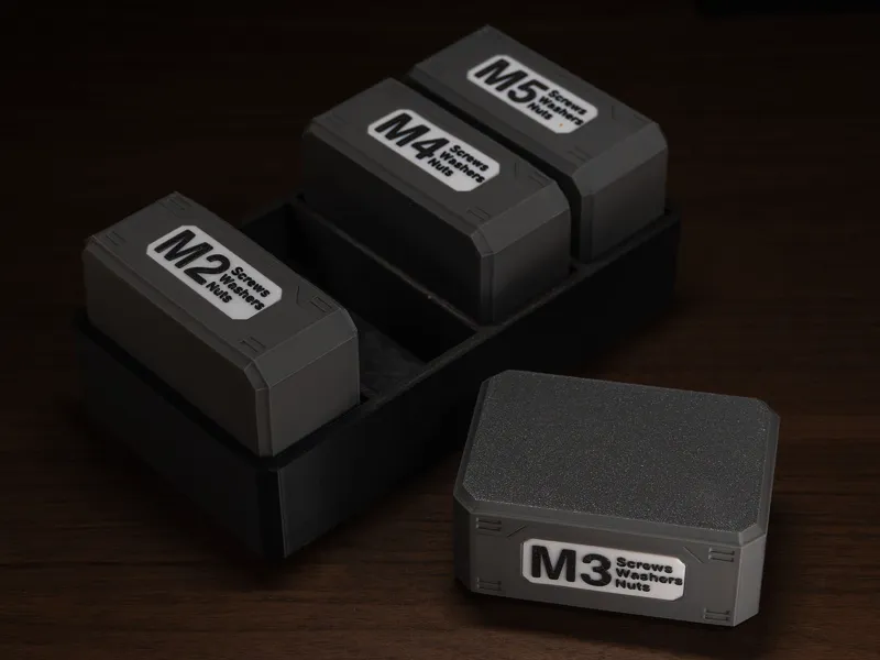 Metric Screw Case with Base Holder