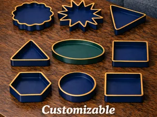 Decorative Bowl, Tray, Candle Tray - Customizable