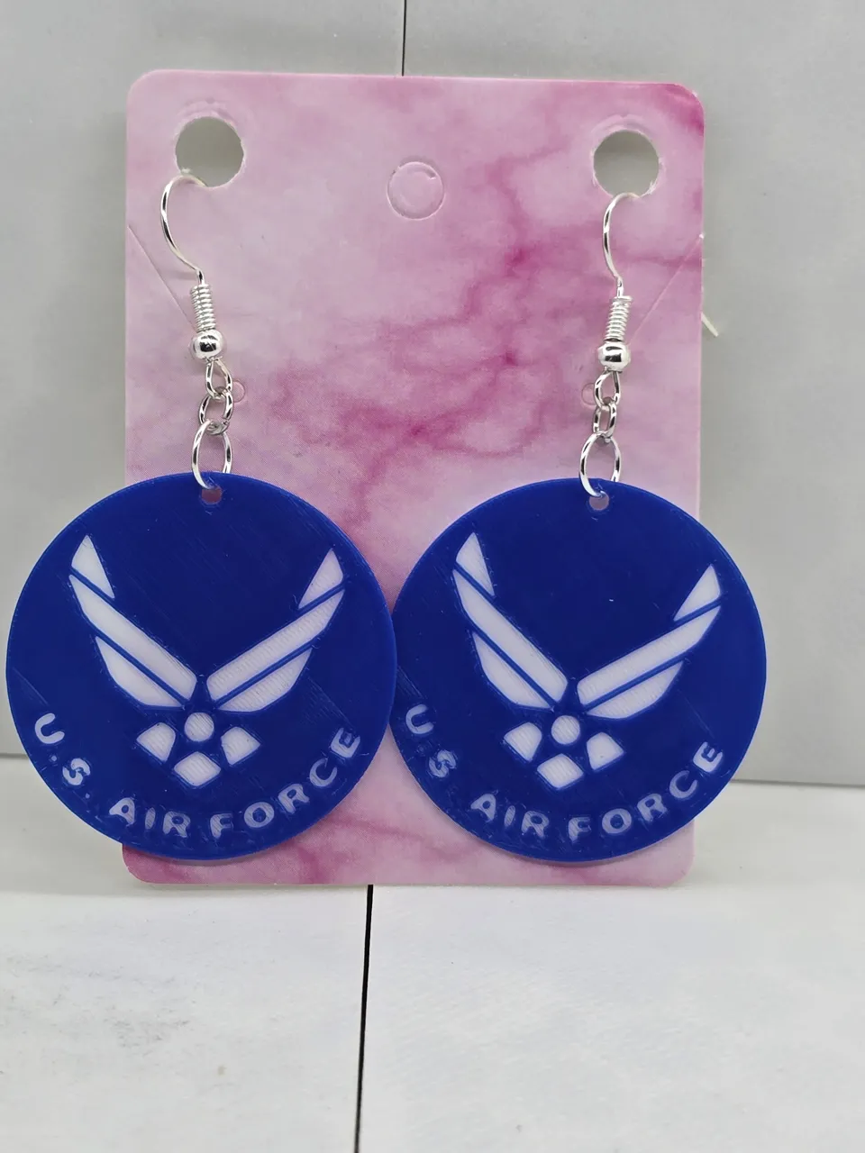 US Military Earrings Army, Navy, Marine Airforce view 3