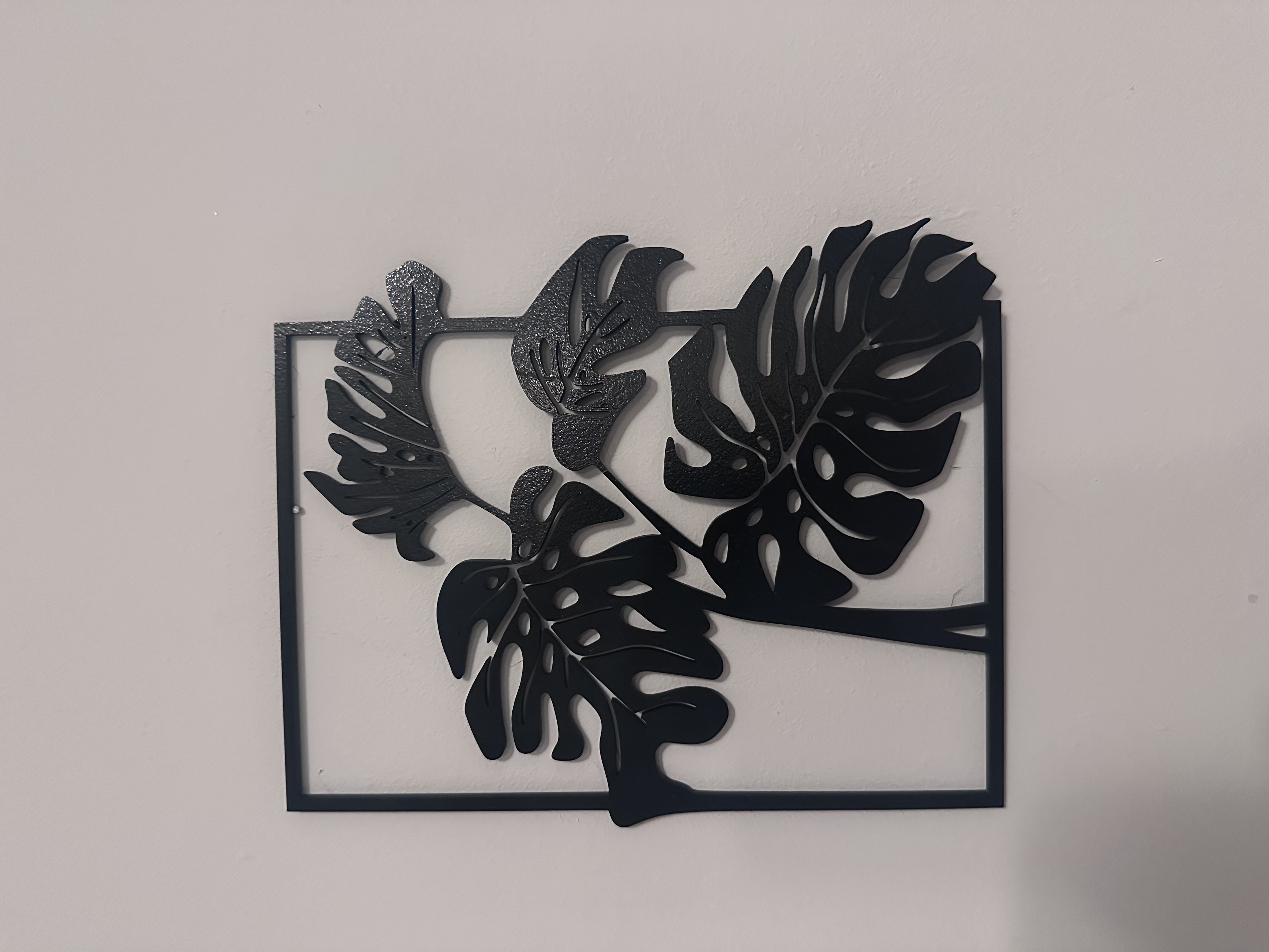 Miniatura 2 do modelo 3D Monstera wall decor