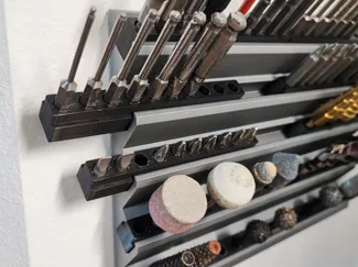 PortaBit Organizer 100 posti con Fori per Muro