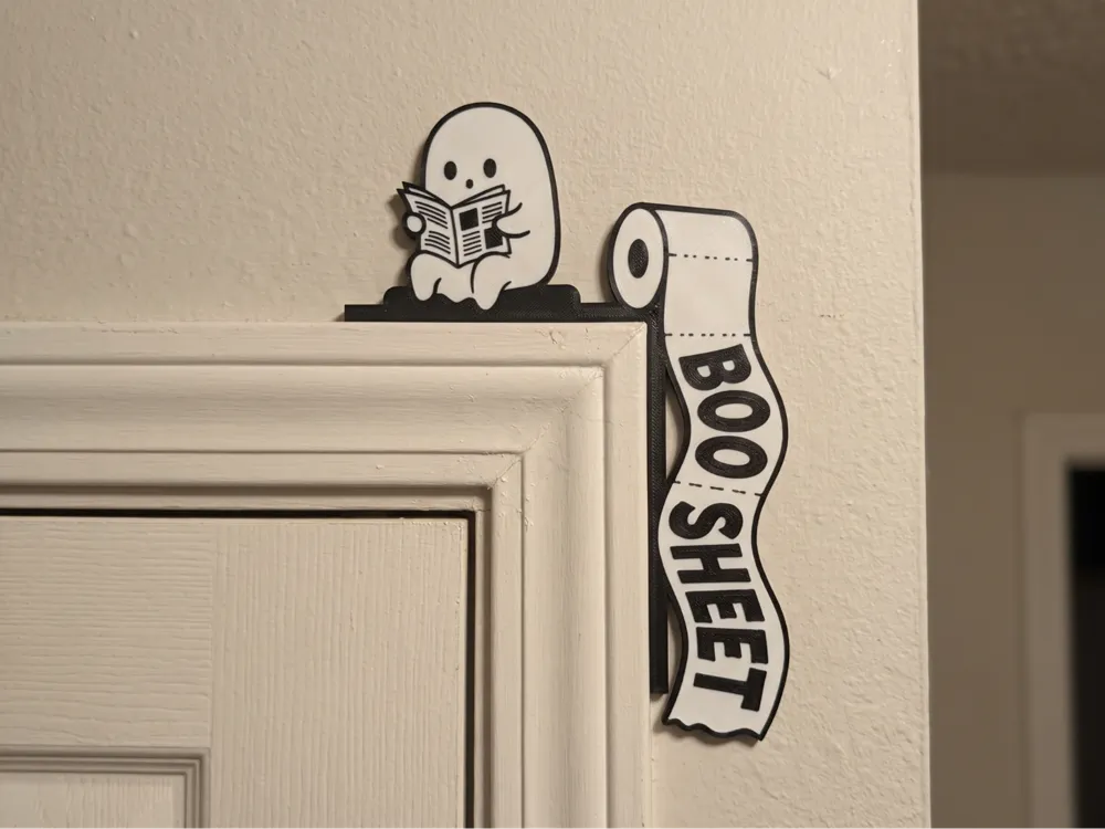Decoracion de pared - Boo Sheet - Free 3D Print Model - MakerWorld