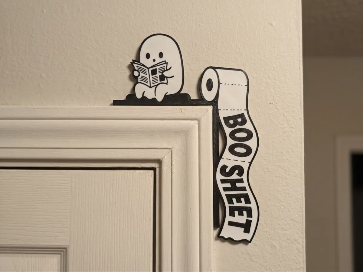 Decoracion de pared - Boo Sheet - Free 3D Print Model - MakerWorld