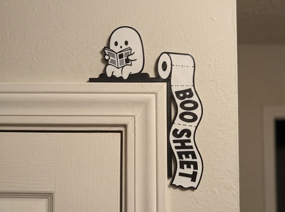 Decoracion de pared - Boo Sheet - Free 3D Print Model - MakerWorld