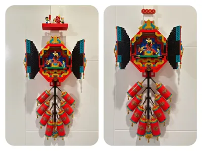 Modular Door Mount Display for Firecracker Decor