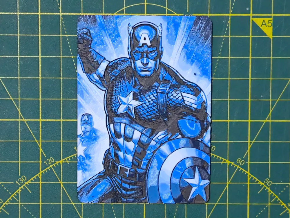 mtg captain america commander deck themed Box For Magic The Gathering or other TCG Pokemon FnB One Piece 100 Double-Sleeved Cards and dice and 1 reference card. Marvel  (Commander deck) 