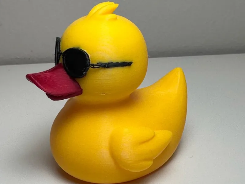 Djeep Duck with glasses