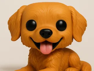 pop dog chien golden retriever