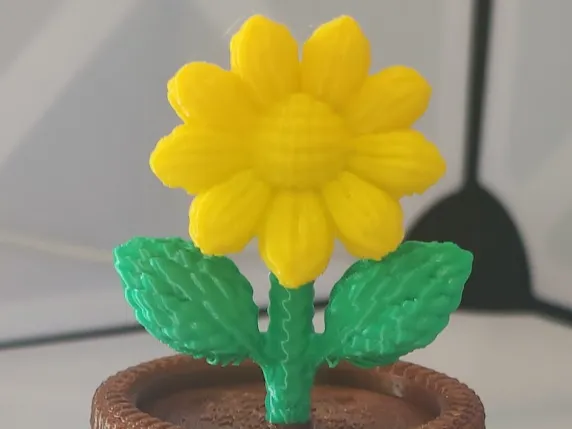 Sunflower Pot – Decorative Mini Planter