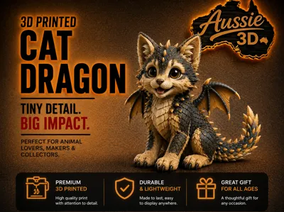 Cute Cat Dragon