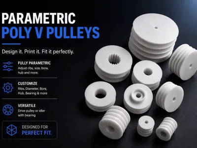 Poly-V Pulley Generator  Ribbed Belt Pulley