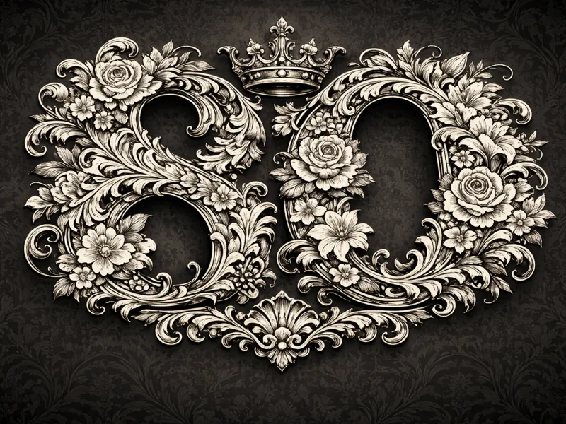 floral 80 Baroque style