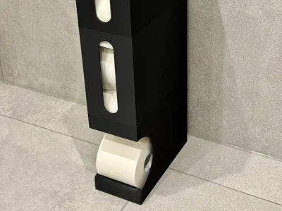 Simple Stackable Toilet Roll Dispenser MAX