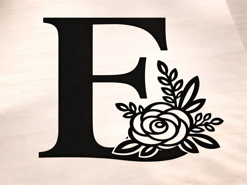 Letter D decoration