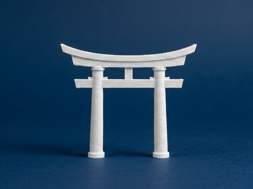 Miniature Japanese Torii Gate