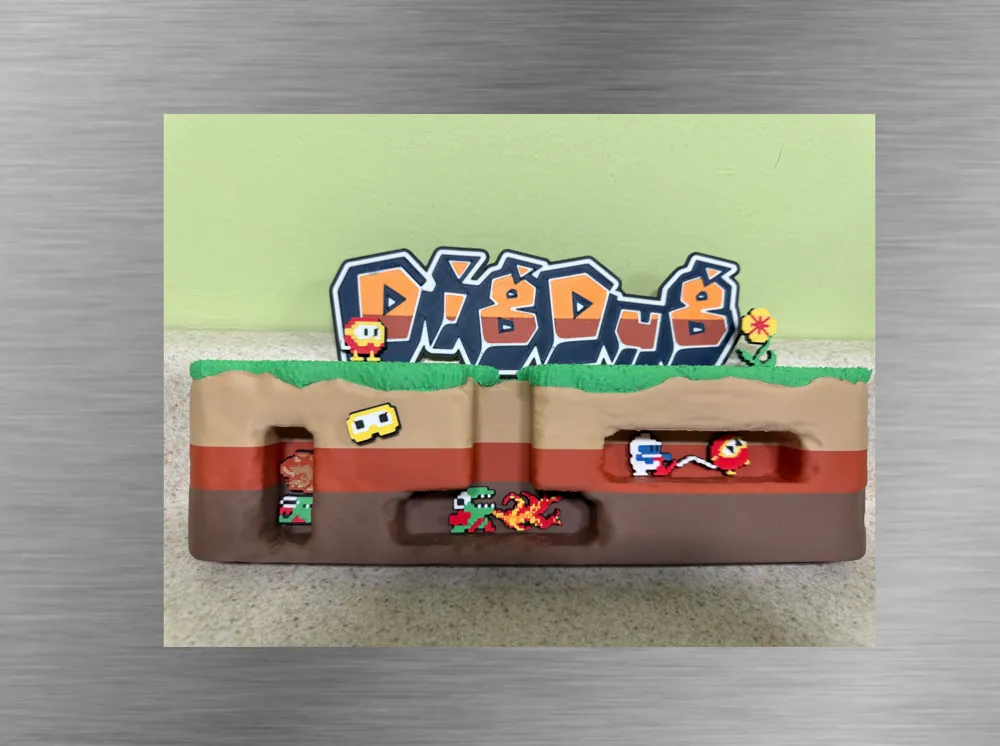 Dig Dug Arcade 3D Character Sprite Set - Free 3D Print Model - MakerWorld