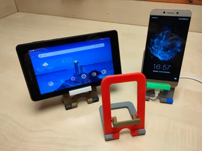 Foldable phone and small tablet stand - Free 3D Print Model - MakerWorld