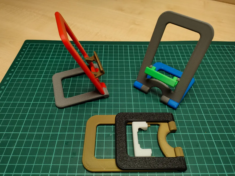 Foldable phone and small tablet stand - Free 3D Print Model - MakerWorld