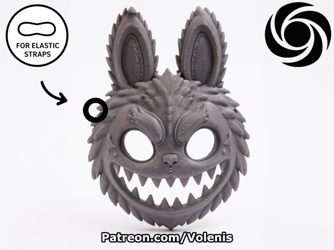Wearable Cartoon Horror Mask