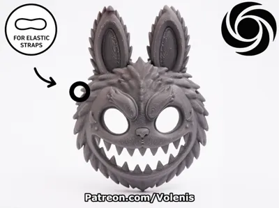 Wearable Cartoon Horror Mask