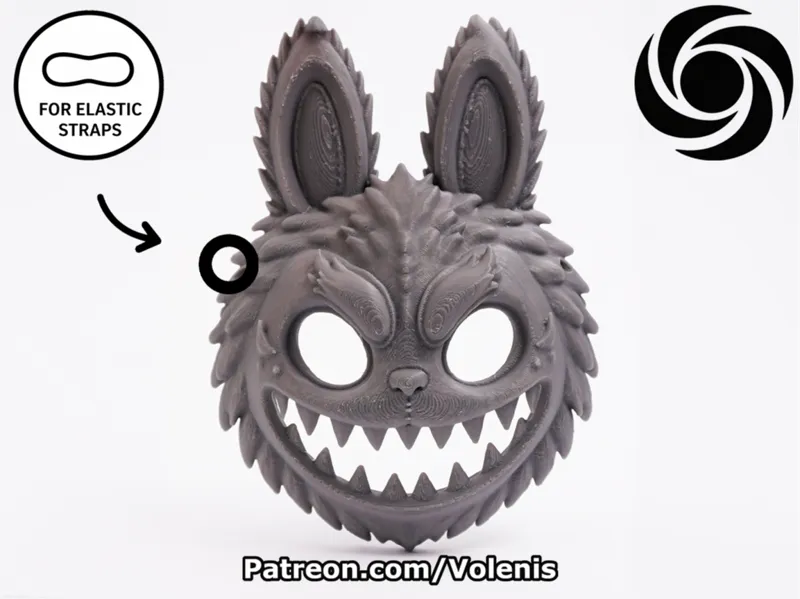 Wearable Cartoon Horror Mask