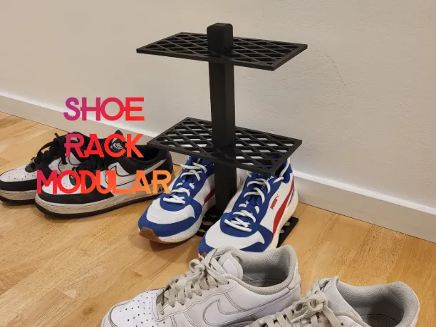 Modular shoe rack / grid