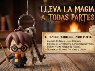 Harry Potter Chibi - Llavero Mágico ️️️