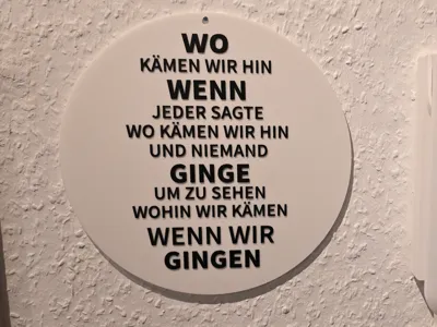 “Whither are we drifting?” Wall Decor, by Kurt Martin
