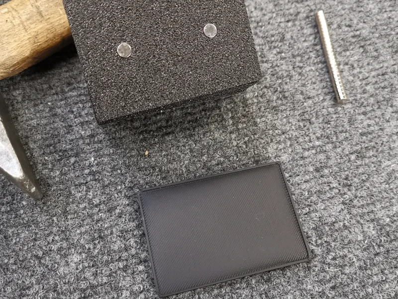 Magnetic tags for stell shelves 60x40mm 