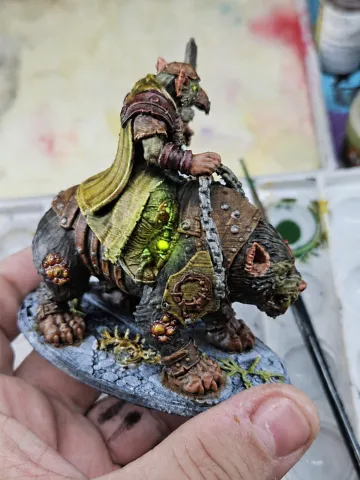 Soporte: Plagrat Rot-Reins – Rat Warlord on Mutant Beast — vista de referencia 4