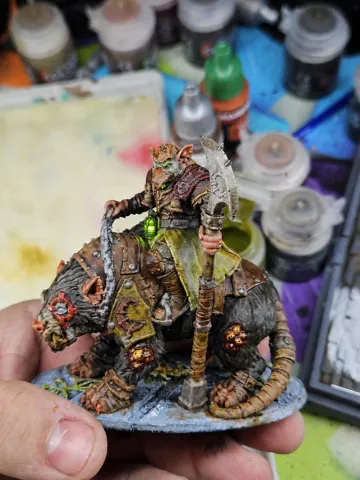 Soporte: Plagrat Rot-Reins – Rat Warlord on Mutant Beast — vista de referencia 3