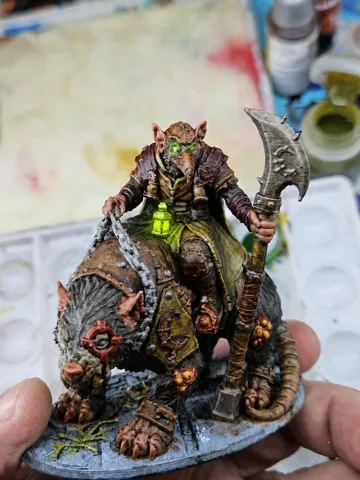 Soporte: Plagrat Rot-Reins – Rat Warlord on Mutant Beast — vista de referencia 5